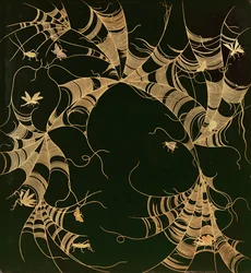 Inro décoré de toiles d